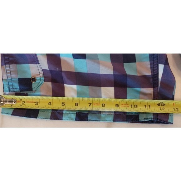Polo Men's Swim Shorts Trunks Size‎ M Purple Blue Gray Beverly Hills Polo Club - Picture 8 of 9